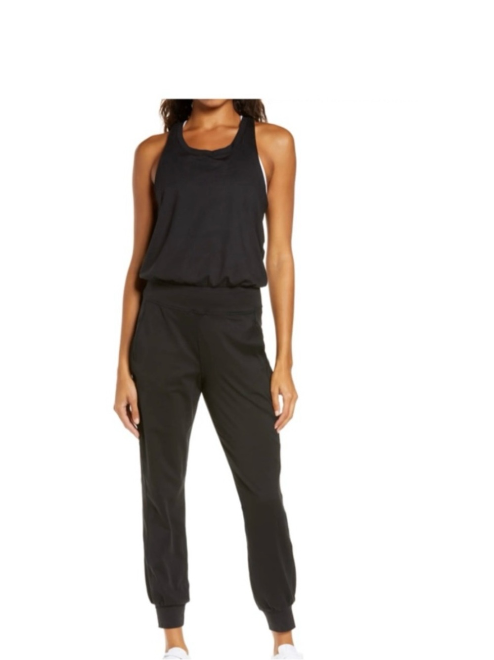 Sweaty Betty Black Gary Tank Jumpsuit Romper M